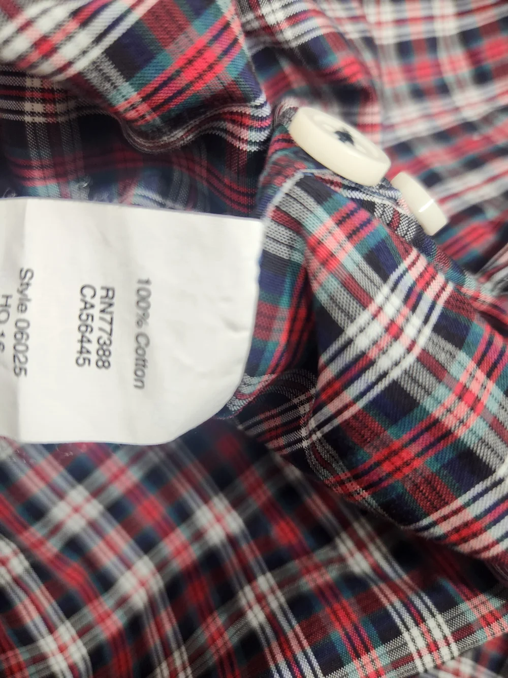 J.Crew Men’s Red Plaid Button-Down Shirt